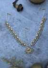 22K Gold Plated Mathapatti With Kundan And Pearls