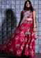 Rani Pink Raw Silk Skirt and Blouse Flaunting Resham and Zardosi Detailing only on Kalki