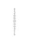 92.5 Sterling Silver Bracelet with Faux Diamonds