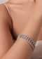 92.5 Sterling Silver Linear Bangles Set of 4