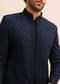Blue Resham Work Jodhpuri Suit For Men