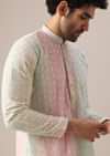 Multi Color Lucknowi Kurta Set With Sequin Work