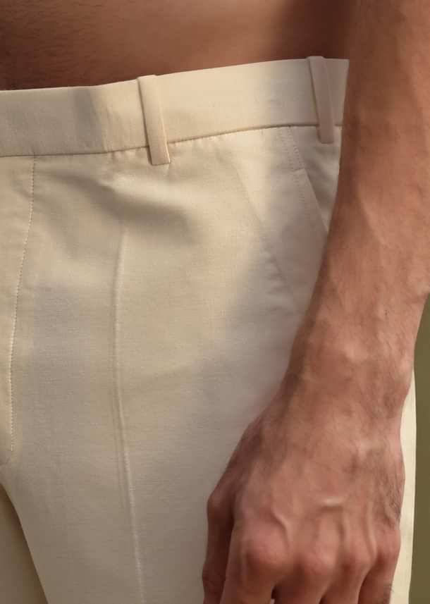 Ivory Thread Work Jodhpuri Suit For Men Ivory Thread Work Jodhpuri Suit For Men