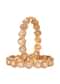 Rose Gold Kundan Polki Handcrafted Bangles