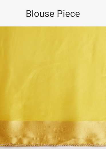 Yellow Dola Silk Paithani Saree With Dollar Butti And Multicolor Motif