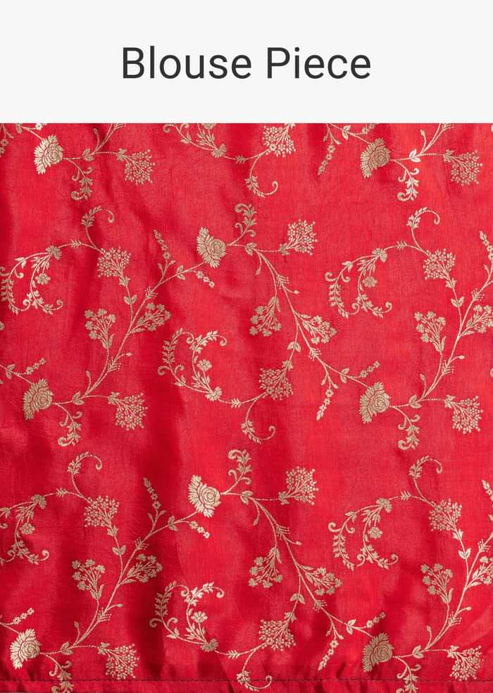 Peacock Blue Dola Silk Brocade Saree With Gotapatti Border