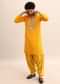 Yellow Gold Coin Work Kurta And Patiala Salwar Set