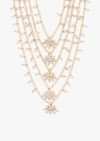 Antique Gold Polki Mala With Beads