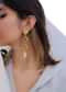 Baroque White Pearl Danglers