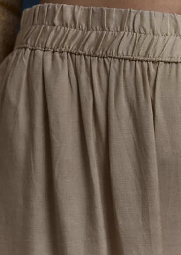 Beige Jacquard Weave Tissue Kurta Palazzo Set