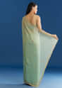 Beige Organza Tissue Saree With Subtle Embroidery