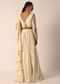 Beige Embroidered Blouse And Lehenga Set