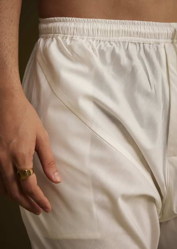Beige Gotta Work Embroidered Sherwani And Matching Dupatta
