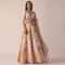 Beige Lehenga Set With Sequin Embellishments