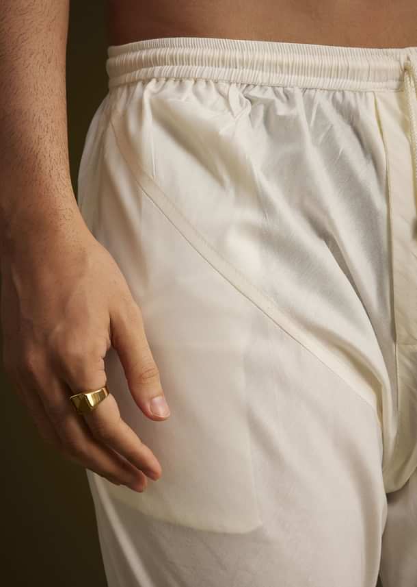 Beige Resham Embroidered Sherwani With Elegant Dupatta