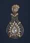 Black And Gold Plated Earrings Designed In Drop Motif With Crystals, Bugle Beads And Stones Online - Kalki Fashion