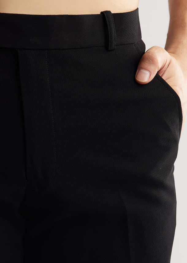 Black Beads And Sequin Embroidered Tuxedo Suit Black Beads And Sequin Embroidered Tuxedo Suit