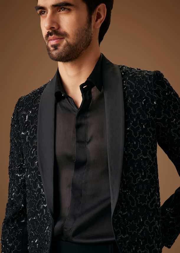 Black Cut Dana Work Tuxedo