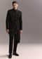 Black Indo Western Set For Men With Heavy Hand Work
