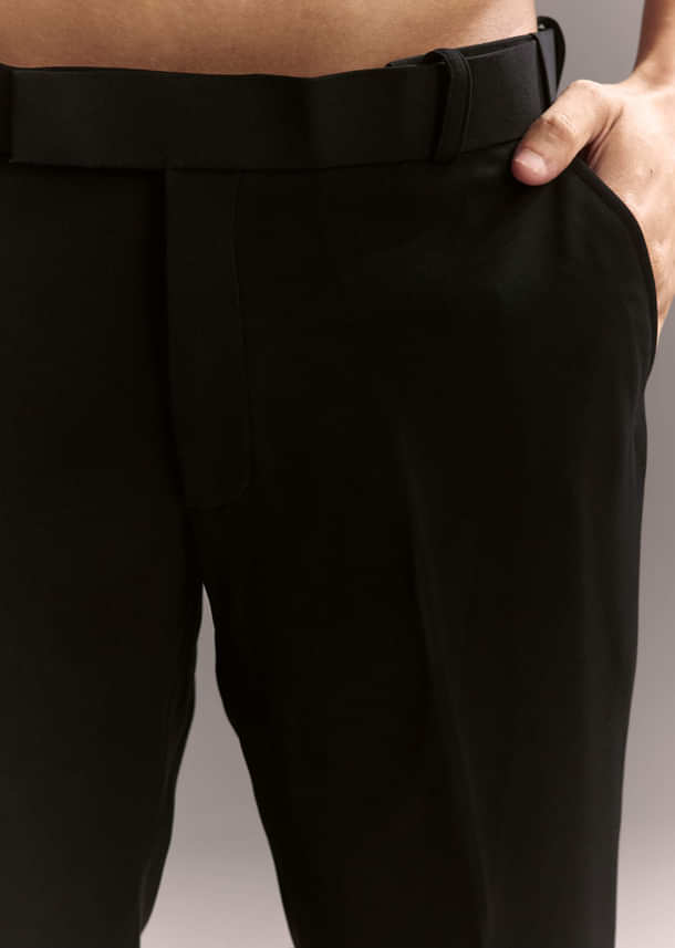 Black Indo Western Set For Men With Heavy Hand Work Black Indo Western Set For Men With Heavy Hand Work
