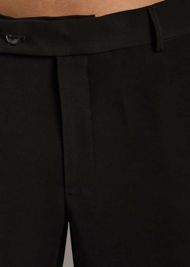 Black Indo Western Set For Men With Zardosi Embroidery Black Indo Western Set For Men With Zardosi Embroidery