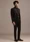 Black Embellished Blazer and Pant Set