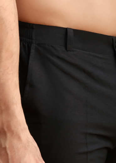 Black Hand Embroidered Velvet Indowestern Set For Men