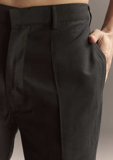 Black Indo Western Set For Men With Heavy Hand Embroidery