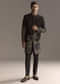 Black Indo Western Set For Men With Heavy Hand Embroidery