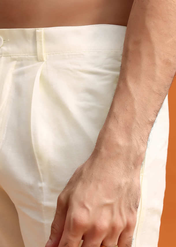 Black Indowestern Set With Style Cut For Men