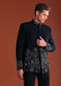Black Jodhpuri Suit In Lachkaa With Hand Embroidery