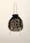 Black Potli In Satin With Hand Embroidery Detailing Using Zardosi Work In Floral Design All Over