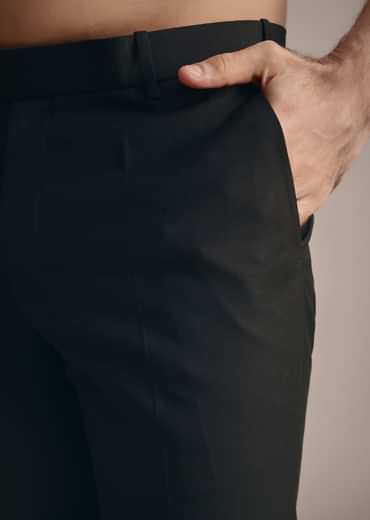 Black Rayon Jodhpuri Suit With Embroidered Collar