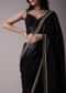 Black Sequins Saree With An Embellished Border