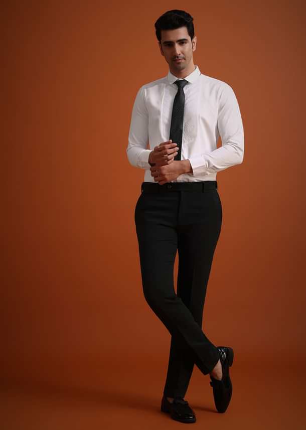 Black Tuxedo Set With Pocket Square Black Tuxedo Set With Pocket Square