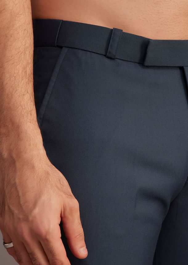 Blue Bandhgala Suit Blue Bandhgala Suit