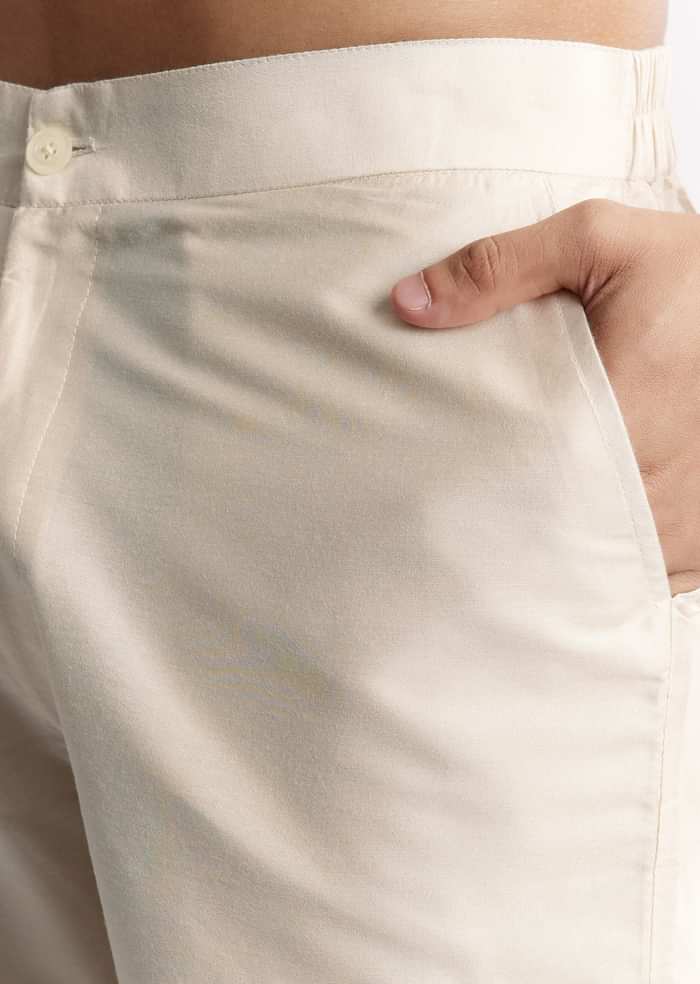 Blue Chanderi Printed Kurta Set With Stone Sequins And Cutdana