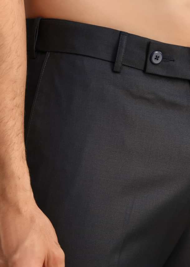 Blue Jodhpuri And Pant Set With Pocket Square Blue Jodhpuri And Pant Set With Pocket Square