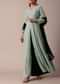 Blue Lucknowi Palazzo Set With Kurta