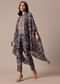 Blue Printed Kaftan co ord set