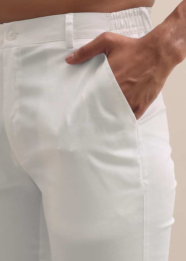 Blue Sherwani With Intricate Embroidered Collar For Men