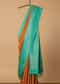 Blue South Album Silk Saree With Unstitched Blouse Piece