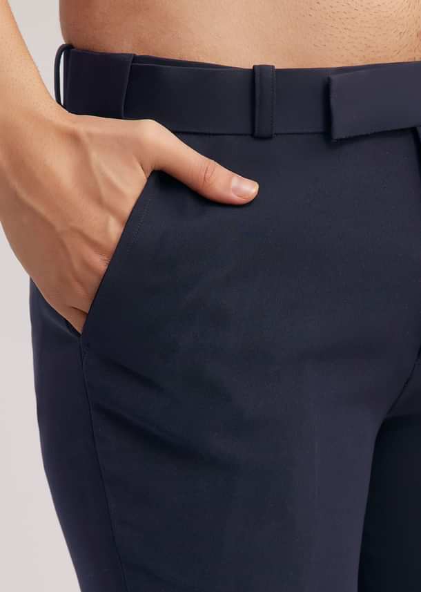 Blue Velvet Indo Jacket Set With Hand Painted Cut Dana Work