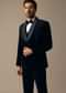 Blue Velvet Tuxedo Set For Men