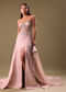 Blush Pink Embroidered Organza Gown