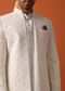 Blush Pink Sherwani Adorned with Intricate Embroidery All Over