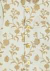 Kalki Boys 3 Pc Cream White Bandhgala Bundi Kurta Set Embroidered