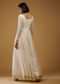 Daisy White Jumpsuit In Georgette With Embroidery