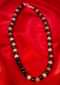 Brown, Beige And Black Triple Toned Classic Beaded Necklace Online - Kalki Fashion