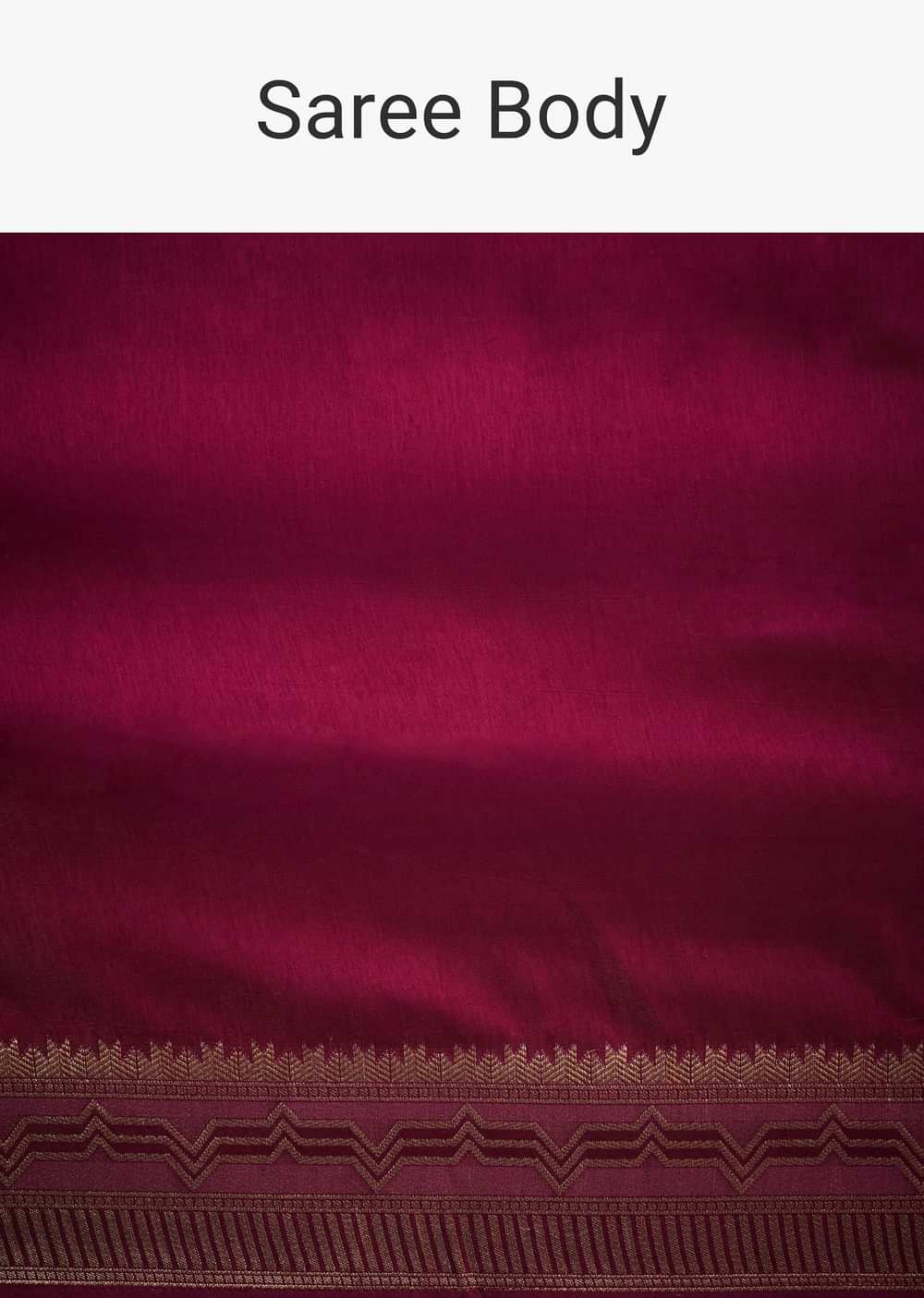 Burgundy Pink Dola Silk Saree With All Over Zari Work